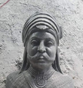 Maharana Pratap marble statue