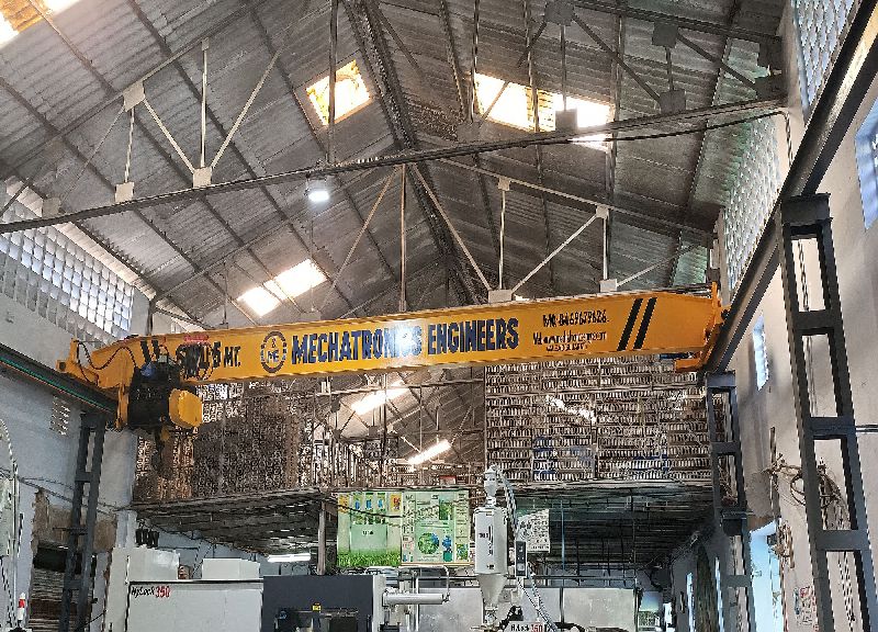 Cast Iron Single Girder EOT Crane, Feature : Easy To Use, Heavy Weight Lifting