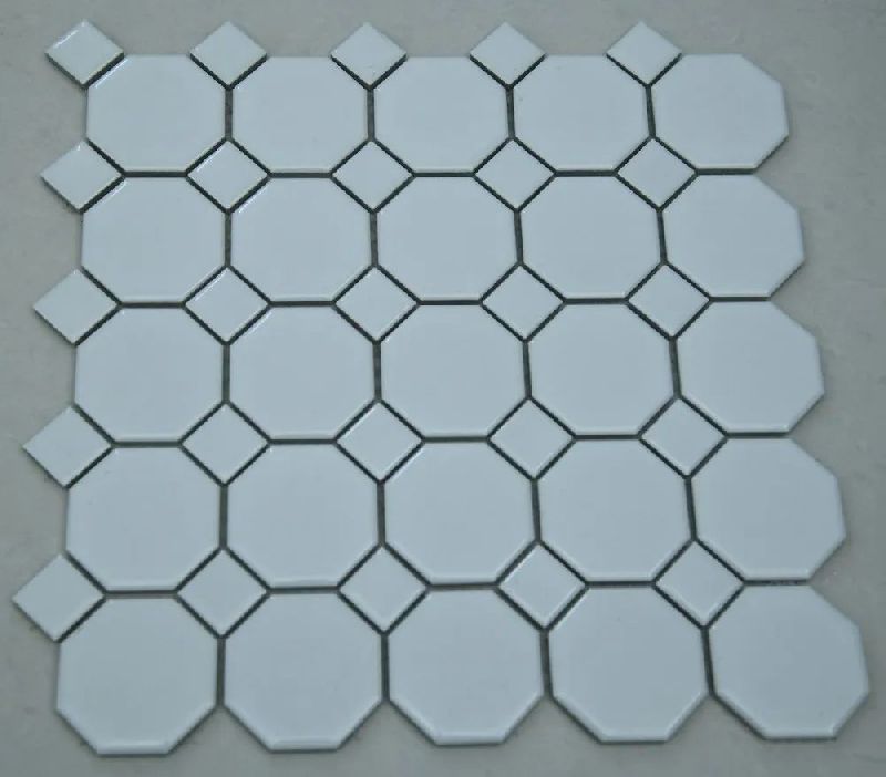 Polished Octagon Mosaic Tiles, for Interior, Exterior, Specialities : Perfect Finish