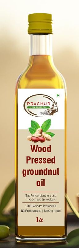 wood pressed groundnut oil