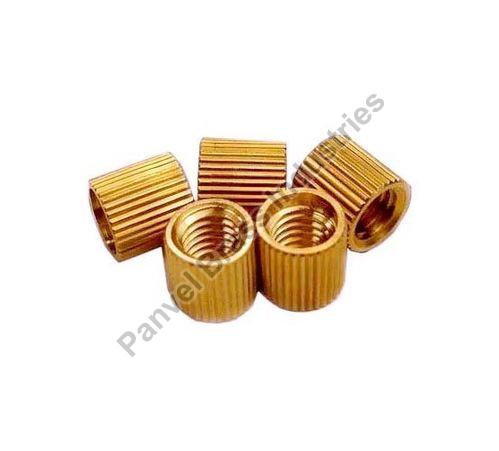 Polished brass knurled inserts, Feature : Fine Coated, Highly Durable, Strong Fitting