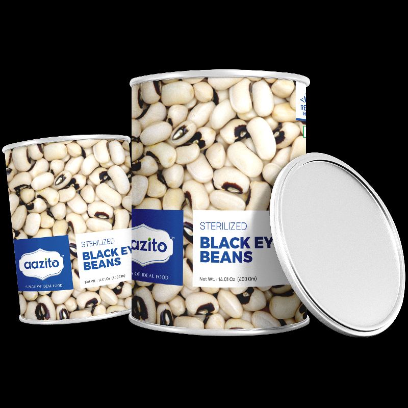 AAZITO Natural CANNED BLACK EYE BEANS, For Cooking, Feature : Non ...