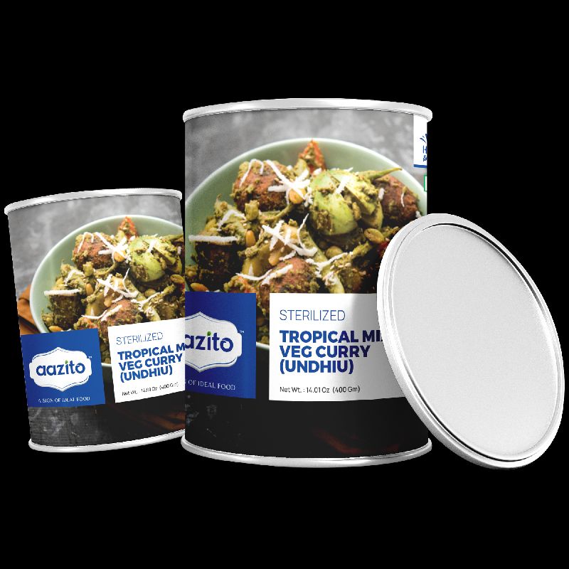 Canned Mix Veg Curry (Undhiyu), for Ready To Eat, Certification FSSAI