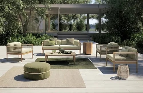 Six Seated Garden Sofa Set