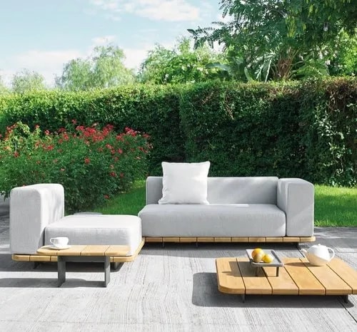 White Garden Sofa Set
