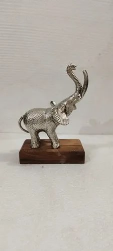 Polished Wooden Elephant Statue, for Shiny, Dust Resistance, Feature : Perfect Shape, Complete Finishing