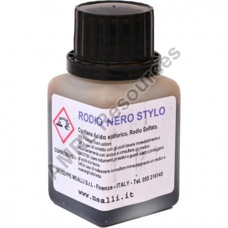 Black rhodium pen plating solution
