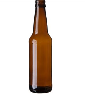 Brown Round Plain Amber Glass Bottle, for Beverage, Storage Capacity : 750ml, 500ml, 250ml, 100ml