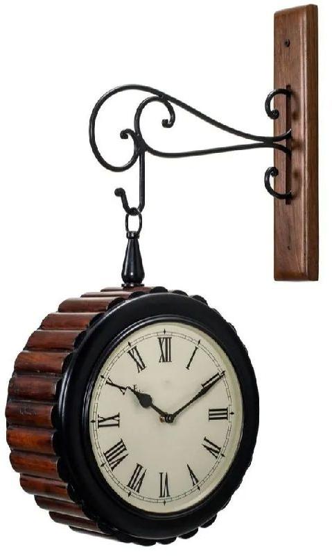 Wooden Hanging Clock