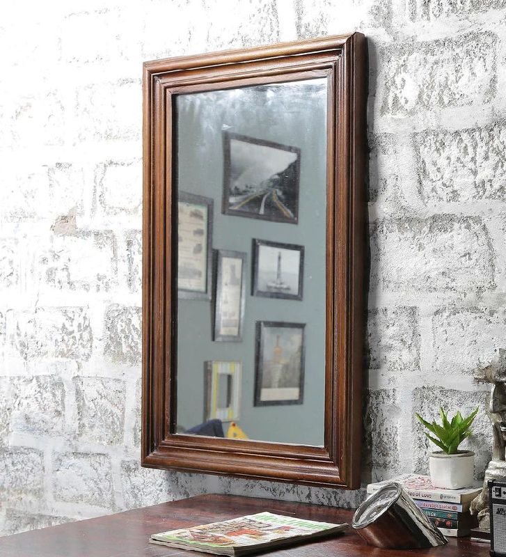 Wooden Rectangular Mirror Frame