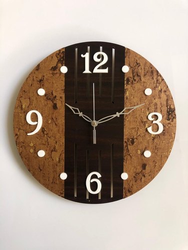 Wooden Round Clock