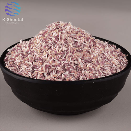 Dehydrated Pink Onion Minced, for Cooking, Style : Dried