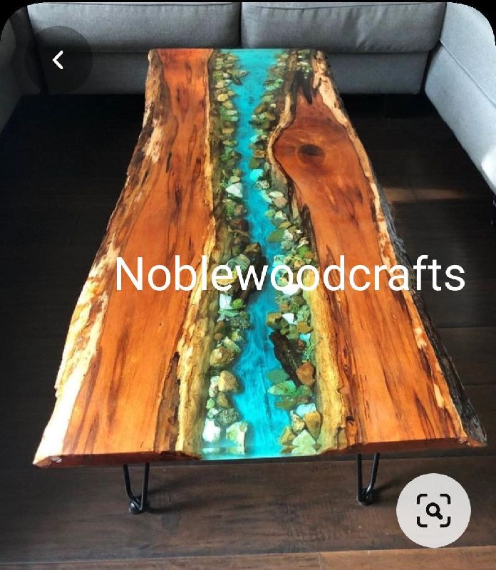 Polished Designer Wooden Table, Shape : Rectangular