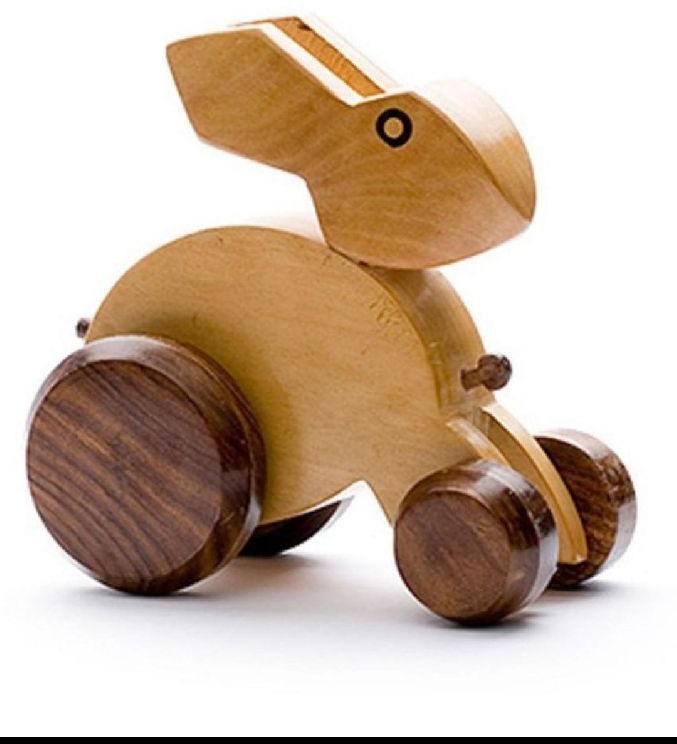 Wooden Rabbit Toy