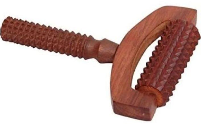 Manual Wooden T Roller Massager, for Body Fitness, Feature : Enhances Blood Circulation