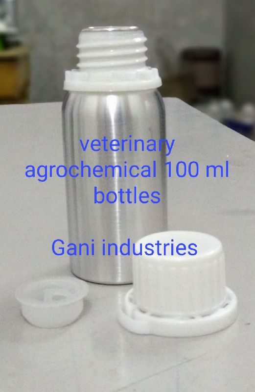 100ml veterinary agro chemical aluminium bottle, Packaging Type : Box, Carton Package