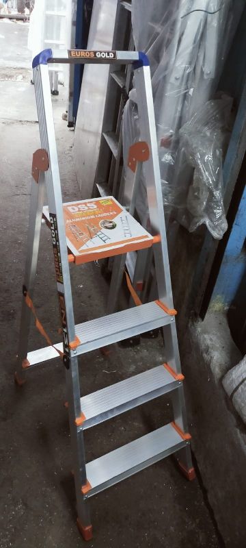 Polished EURO Aluminium Ladder, for Industrial, Feature : Durable, Light Weight, Non Breakable