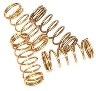 Polished Brass Compression Springs, for Industrial, Color : Golden