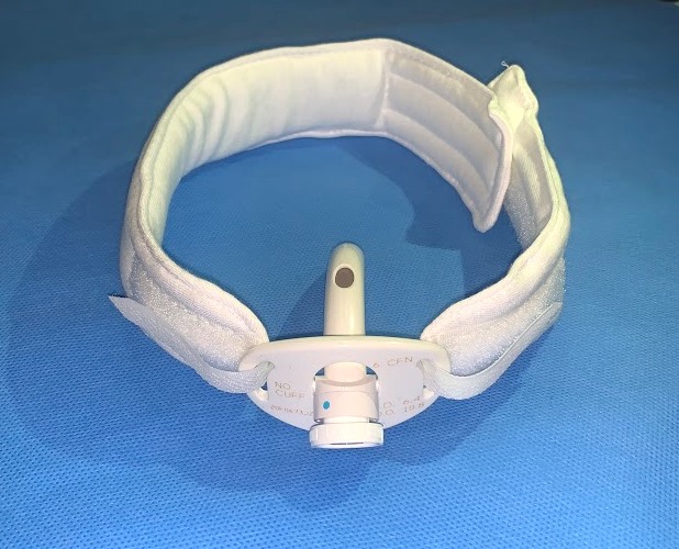 2 piece model tracheostomy tube holder, Color : Blue