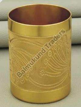 Polished Carved R-201 Brass Glass, Size : Standard