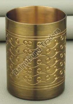 Polished Carved R-208 Brass Glass, Size : Standard