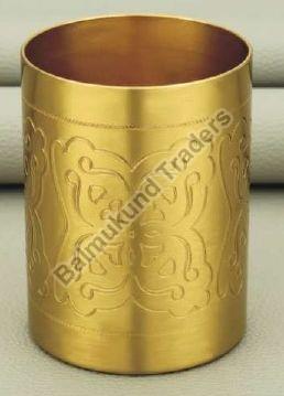 Polished Carved R-209 Brass Glass, Size : Standard