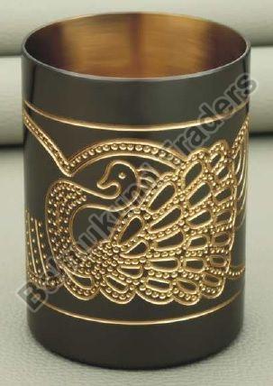 Polished Carved R-213 Brass Glass, Size : Standard
