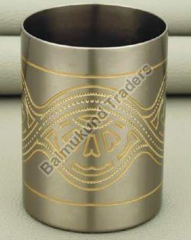 Polished Carved R-214 Brass Glass, Size : Standard