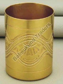 Polished Carved R-220 Brass Glass, Size : Standard
