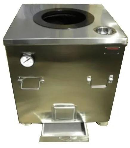 Square Stainless Steel Tandoor, for Restaurant