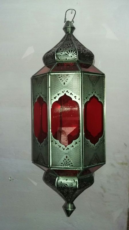 Non Rechargable Polished Metal moroccan lanterns, for Wedding, Lighting, Decoration, Technics : Hand Made