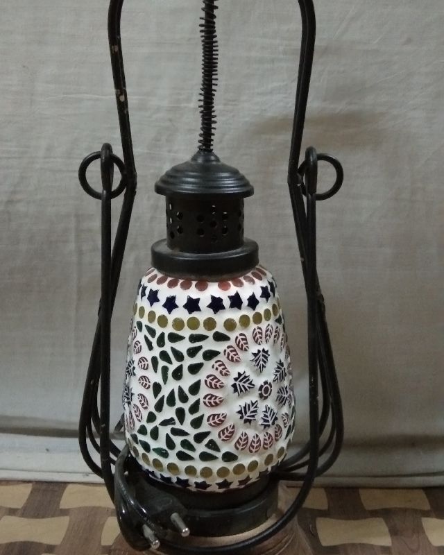 Mosaic table lamp, Technics : Hand Made