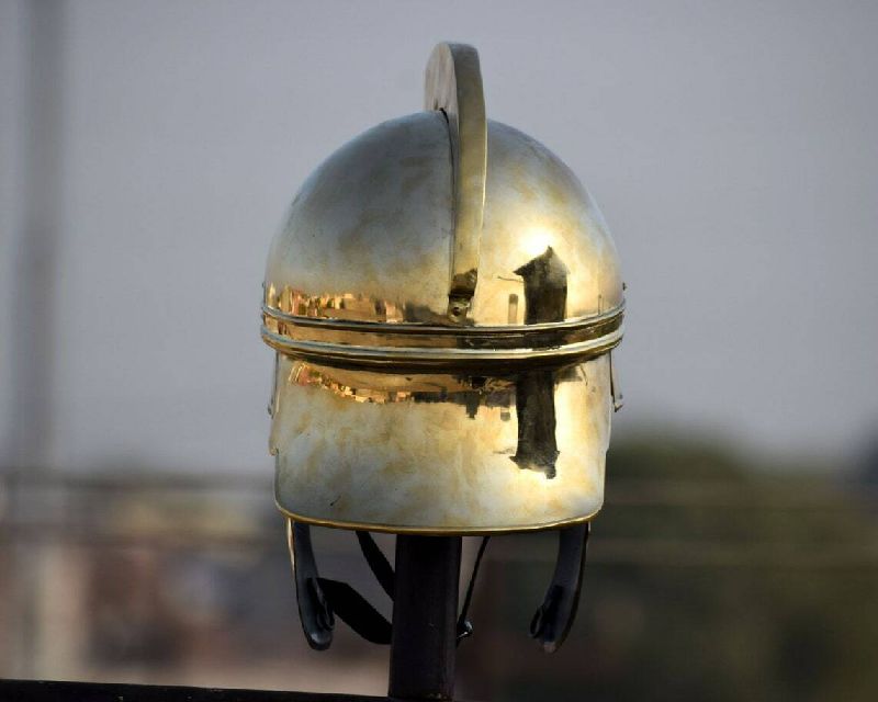 Brass Ancient Roman Greek Helmet