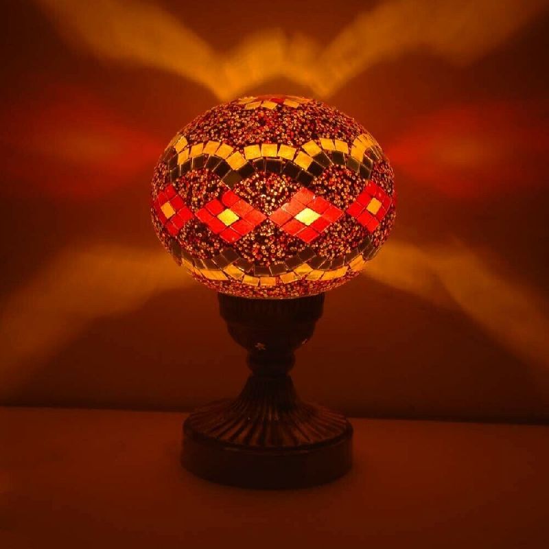 Handicraft Turkish Mosaic Glass Table Lamp