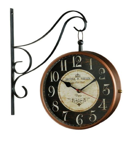 Antique Analog Railway Clock