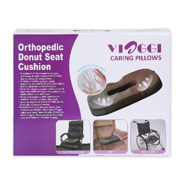 Coccyx Hemorrhoid Seat Cushion Gel Memory Foam Donut Tailbone