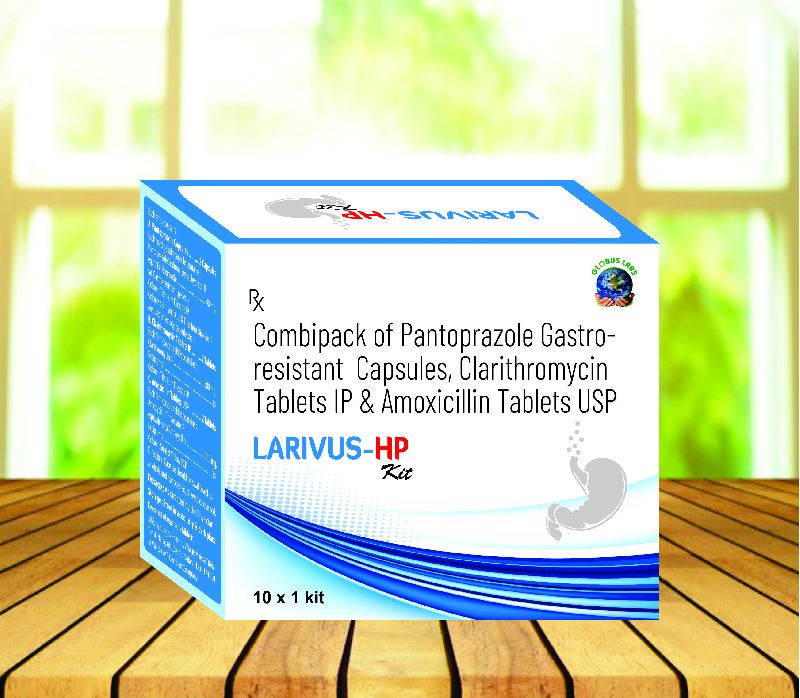 combipack of pantoprazole clarithromycin amoxicillin