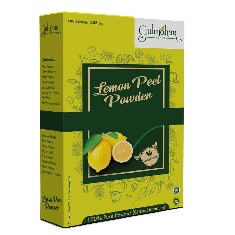 gulmohar lemon peel powder