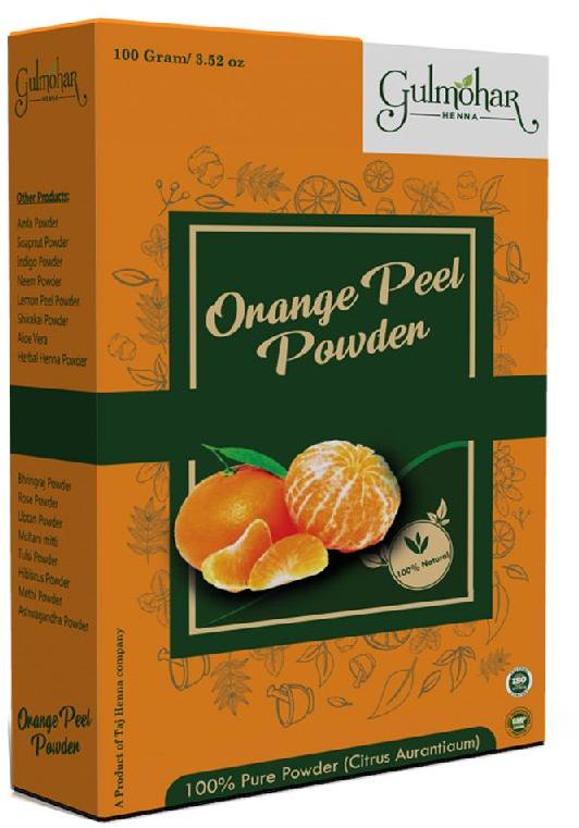 Gulmohar orange peel powder, for Parlour, Feature : Gives Glowing Skin