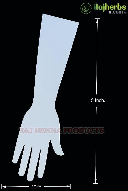 Taj Acrylic Hand For Mehandi Design Practice at Home Use Both Side 15 inch Acrylic Sheet