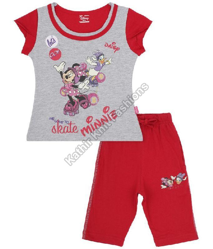 Printed Cotton Girls Night Suit, Feature : Comfortable