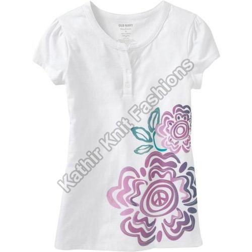 Printed Cotton Ladies Designer T-shirt, Feature : Anti-Wrinkle