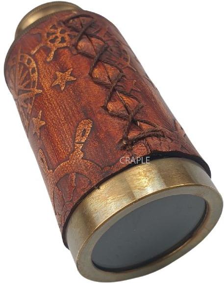 Nautical Antique Navy Brass Pirate Telescope, for Magnifie View, Sports, Feature : Durable, Easy To Use