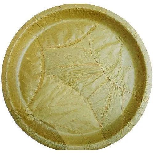 Brown Dried Leaf Plate