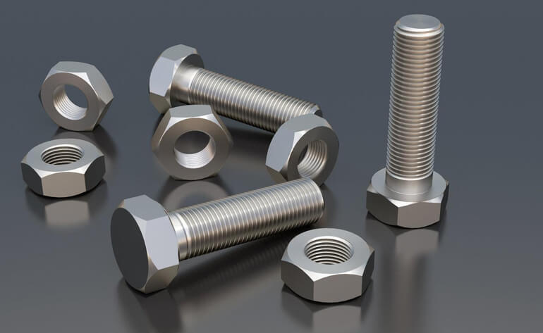 Polished Nickel Alloy Fastener, for Automobile Fittings, Electrical Fittings, Furniture Fittings, Packaging Type : Carton Box