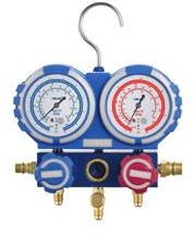 Stainless Steel VMG-2-R134-B Double Manifold Gauge, Feature : Measure Fast Reading, Perfect Strength