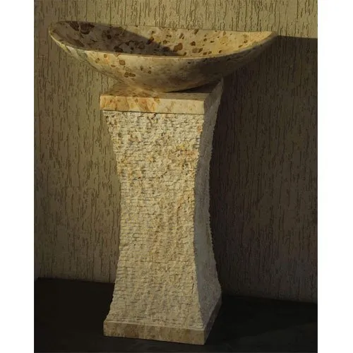 Stone Pedestal Wash Basin at best price in Udaipur Rajasthan from Blue