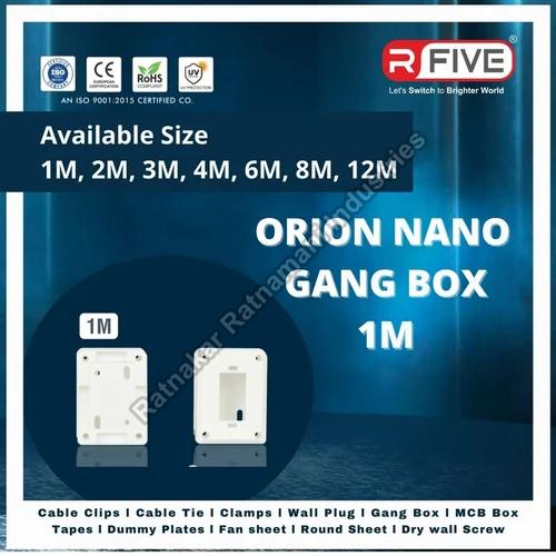 1mm Orion Nano Gang Box, for Electric Fitting, Certification ISI Certified Ratnakar