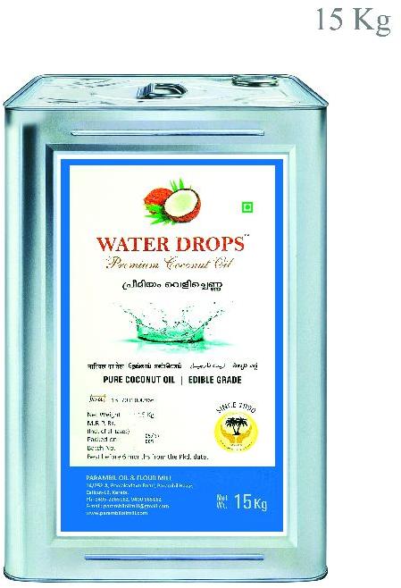 15 Litre Bottle Water Drops Premium Coconut Oil