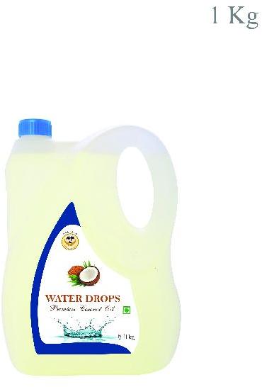 1Kg Can Water Drops Premium Coconut Oil